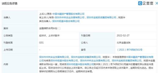 金融借款合同糾紛 中國華融訴寶能投資案的法律與商業透視